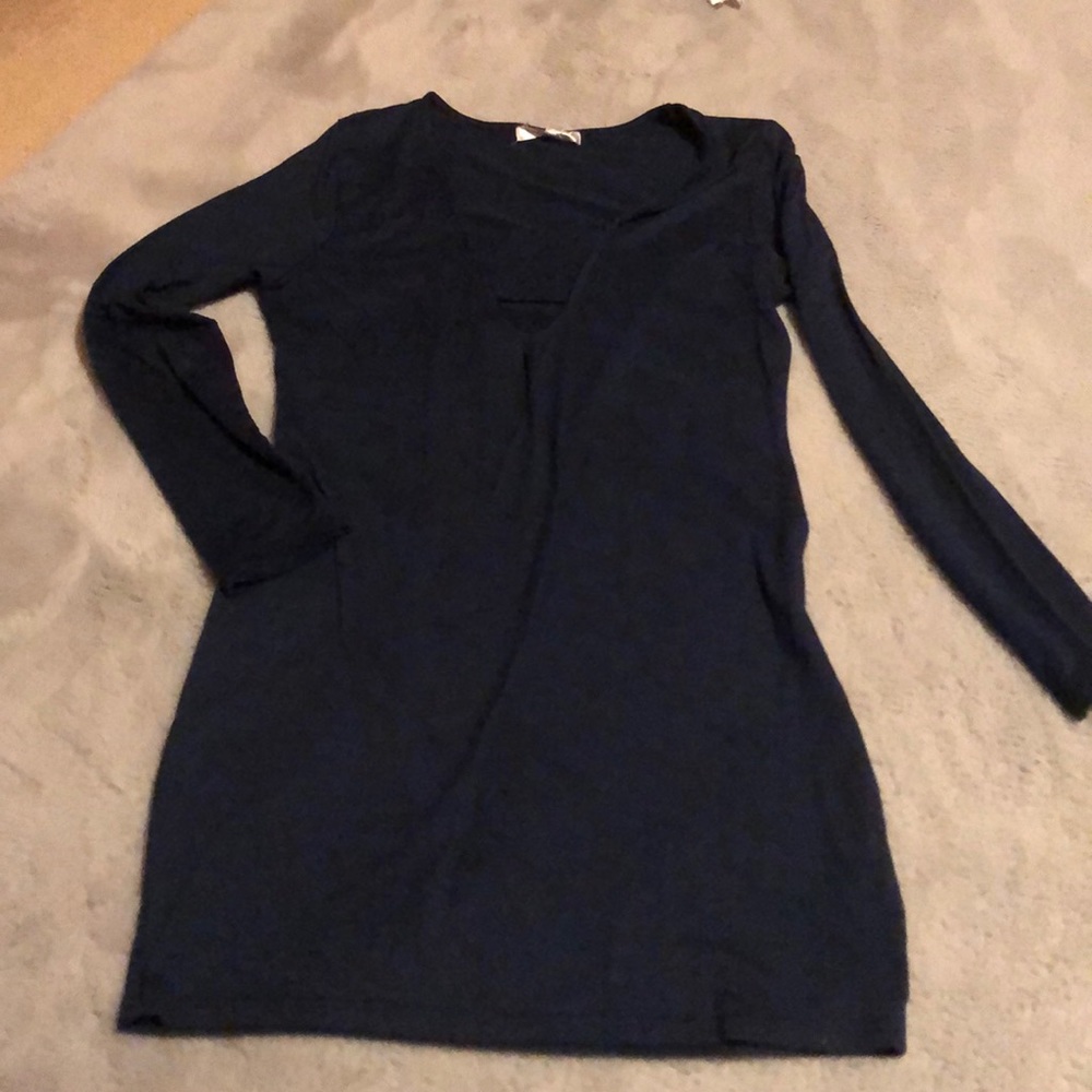 Blue cocktail dress